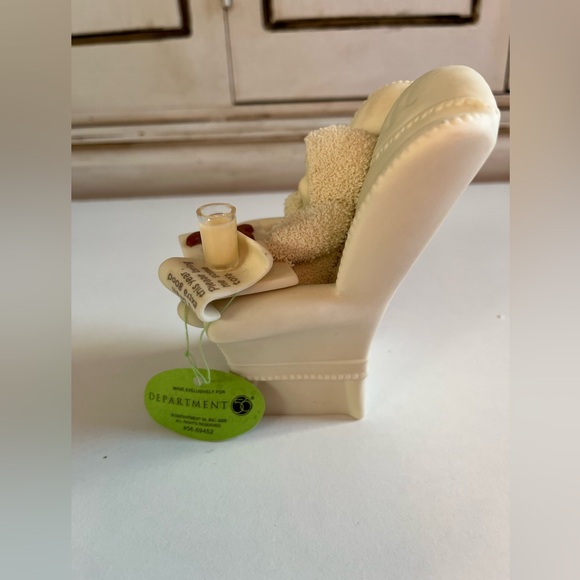 Vintage Retired Dept 56 Snowbabies COOKIES FOR SANTA 2005 Child/Chair/Milk/ - Picture 5 of 9